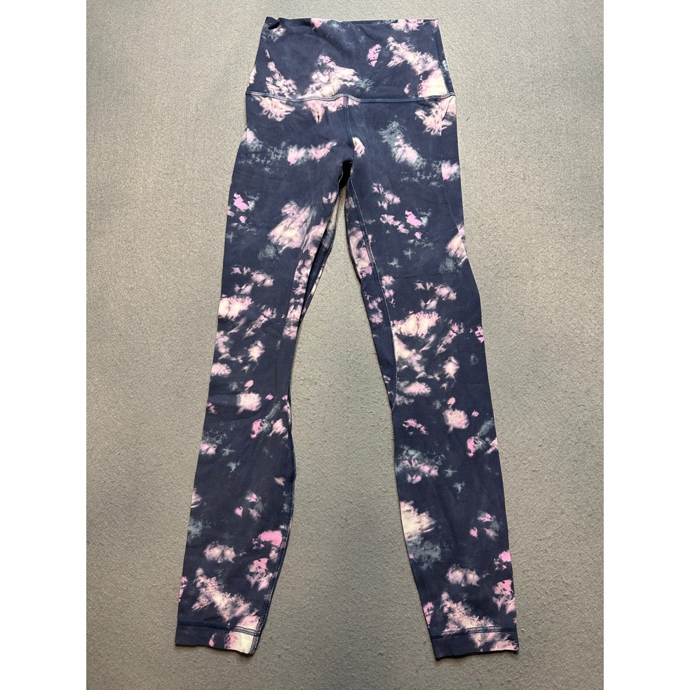 Lululemon Align High-Rise Pant 25" Circulate Tie Dye Mineral Blue Size 2-131